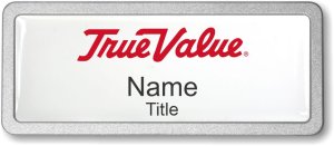 (image for) True Value Pebbled Prestige Name Badge