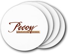(image for) Pecoy Signature Homes Coasters (5 Pack)