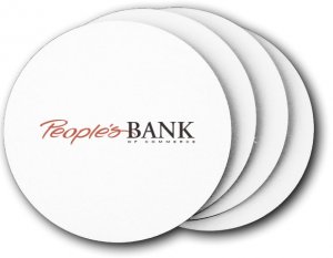 (image for) People\'s Bank of Commerce Coasters (5 Pack)