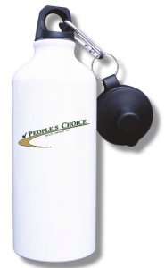 (image for) People\'s Choice Realty Services, LLC Water Bottle - White