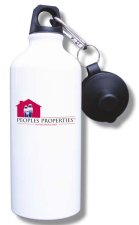 (image for) Peoples Properties Water Bottle - White