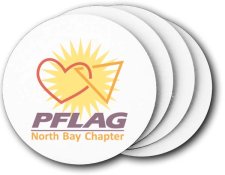 (image for) PFLAG North Bay Coasters (5 Pack)