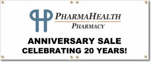 (image for) PharmaHealth Pharmacy Banner Logo Center