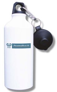 (image for) PharmaHealth Pharmacy Water Bottle - White