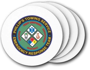 (image for) Phillip\'s Towing & Emergency Coasters (5 Pack)