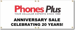 (image for) Phones Plus Banner Logo Center