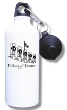 (image for) Pillars of Honor Water Bottle - White