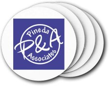 (image for) Pineda and Associates, Inc. Coasters (5 Pack)