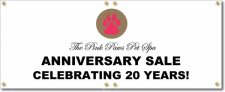 (image for) Pink Paws, The Banner Logo Center