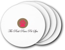 (image for) Pink Paws, The Coasters (5 Pack)