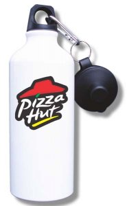 (image for) Pizza Hut Logo 1 Water Bottle - White