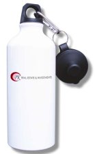 (image for) PK Real Estate & Investments Water Bottle - White