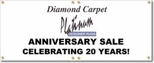 (image for) Platinum Designer Rugs Banner Logo Center