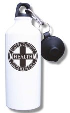 (image for) Platte County Health Department Water Bottle - White