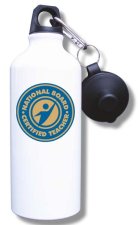 (image for) Polk County Schools Water Bottle - White
