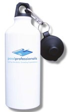 (image for) Pool Professionals Water Bottle - White