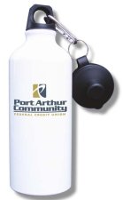 (image for) Port Arthur Community FCU Water Bottle - White