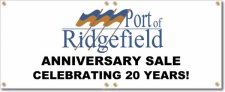 (image for) Port of Ridgefield Banner Logo Center