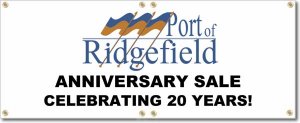 (image for) Port of Ridgefield Banner Logo Center