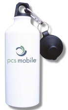 (image for) Portable Computer Systems Water Bottle - White