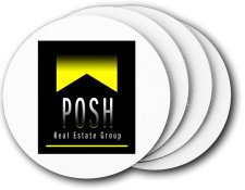 (image for) Posh Real Estate Group, LLC Coasters (5 Pack)