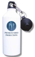 (image for) Premium Video Productions Water Bottle - White