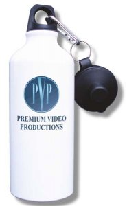 (image for) Premium Video Productions Water Bottle - White