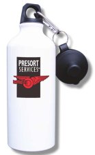 (image for) Presort Services, Inc. Water Bottle - White