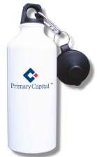 (image for) Primary Capital Advisors LC Water Bottle - White