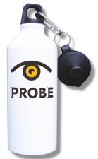 (image for) Probe Information Services, Inc. Water Bottle - White