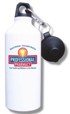 (image for) Professional Pharmacy Water Bottle - White