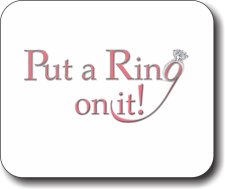 (image for) Put a Ring on it Mousepad