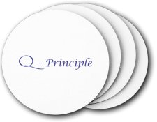 (image for) Q-Principle, Inc. Coasters (5 Pack)