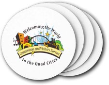 (image for) Quad Cities Convention & Visitors Bureau Coasters (5 Pack)