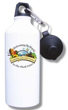 (image for) Quad Cities Convention & Visitors Bureau Water Bottle - White