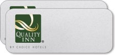 (image for) Quality Inn Pack of 25 Silver Logo Only Badges