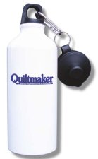 (image for) Quiltmaker Water Bottle - White