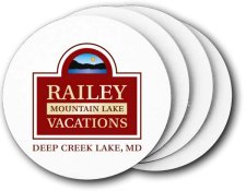 (image for) Railey Mtn. Lake Vacations Coasters (5 Pack)