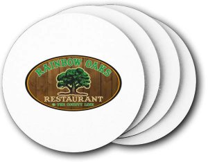 (image for) Rainbow Oaks Restaurant Coasters (5 Pack)