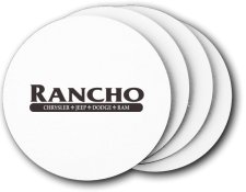 (image for) Rancho Chrysler Jeep Dodge Coasters (5 Pack)