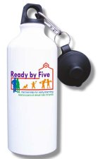(image for) Ready By Five Water Bottle - White