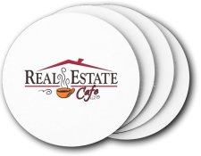 (image for) Real Estate Cafe Coasters (5 Pack)