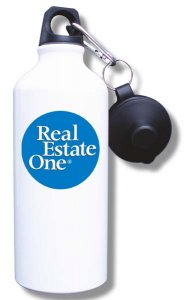 (image for) Real Estate One Water Bottle - White