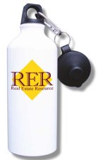 (image for) Real Estate Resource Water Bottle - White
