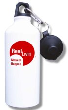 (image for) Real Living Make It Happen Water Bottle - White