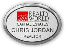 (image for) Realty World Oval Executive Silver Badge