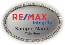 (image for) Remax Integrity Silver Bling Badge - Logo A