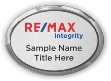(image for) Remax Integrity Executive Oval Silver Badge - Logo A