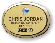 (image for) Remax Island Realty Gold Oval Executive Badge