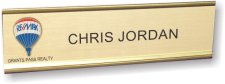 (image for) Remax Balloon Logo Gold Name Plate w/Cloisonne